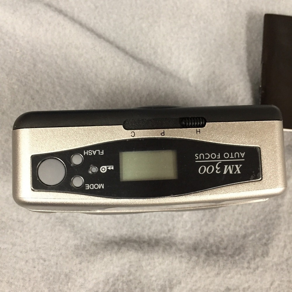 Vivitar XM 300 Auto Focus APS Film Camera Silver Black with Box and Manual